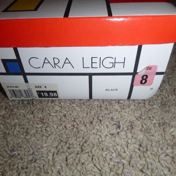 Women's Black Suede Wedge Heeled Shoes - Picture 6 of 6